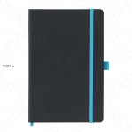 AM Black Color 002 blu, 9x14 cm, vonalas jegyzetfüzet