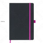 AM Black Color 006 pink, 9x14 cm, vonalas jegyzetfüzet