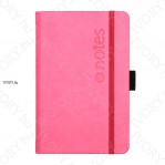 i-note Vivella pink 9x14 cm, gumipántos, vonalas jegyzetfüzet